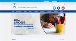 Desktop Screenshot of escolasaojoseba.com.br